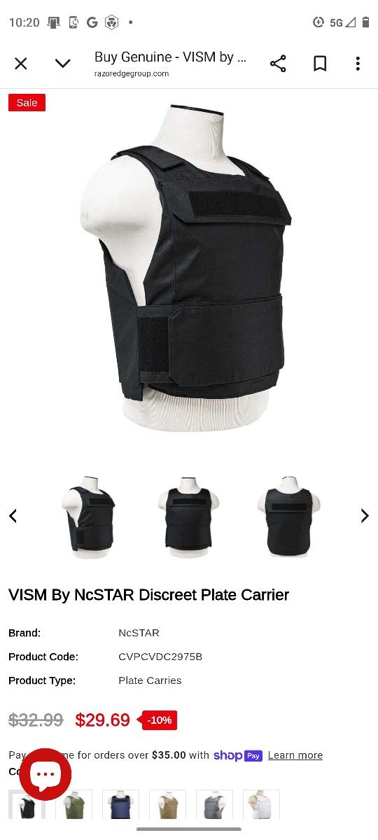 Brand New Bulletproof Vest