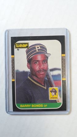 1987 Donruss Leaf Barry Bonds RC.