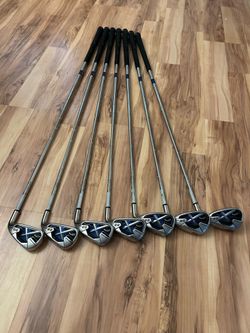 Callaway X22 golf clubs 4-P irons + Cleveland SW