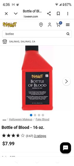 Fake blood