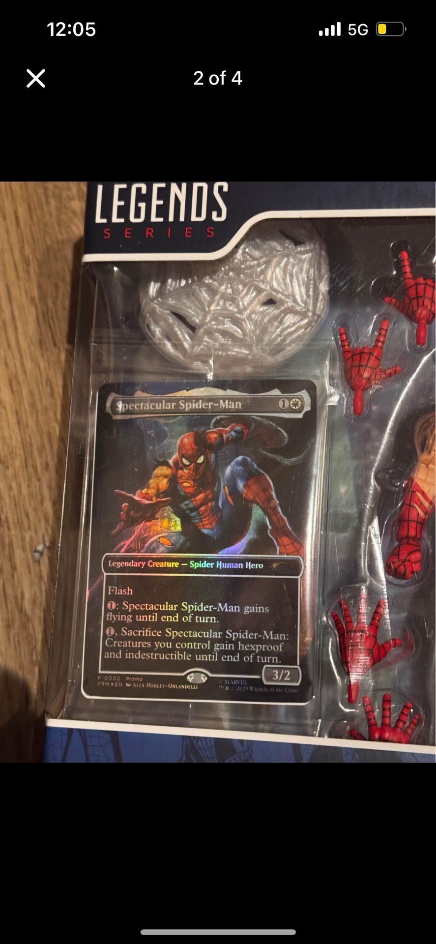 Marvel, Legends Magic, The Gathering Spider-Man card