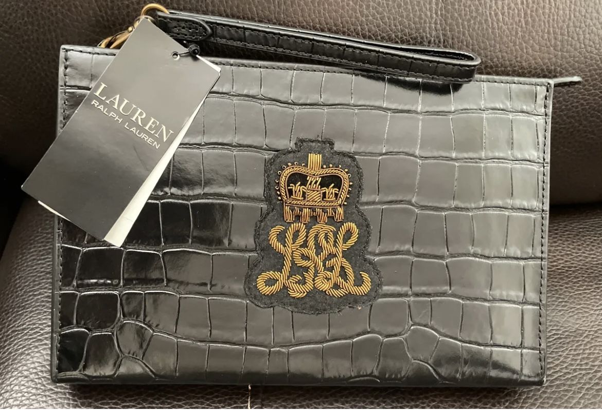 Ralph Lauren Bullion Wristlet Bag
