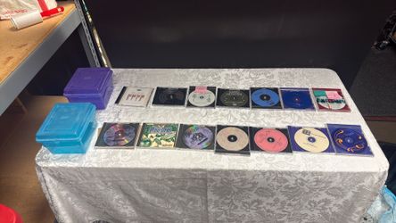 Vintage Software & CD Collection with Storage Cases