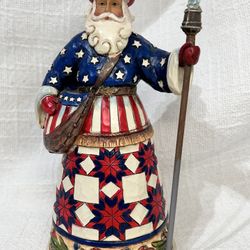 Jim Shores “Festive In All 50 States” Santa