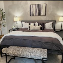 King Bed Frame ( Never Used )