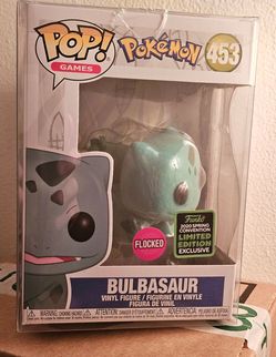 Funko Pop Bulbasaur #453 Flocked 2020 Spring Convention Exclusive