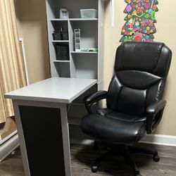 Foldable Office Desk and Chair 