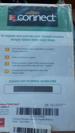 Connect t acces card for human biology