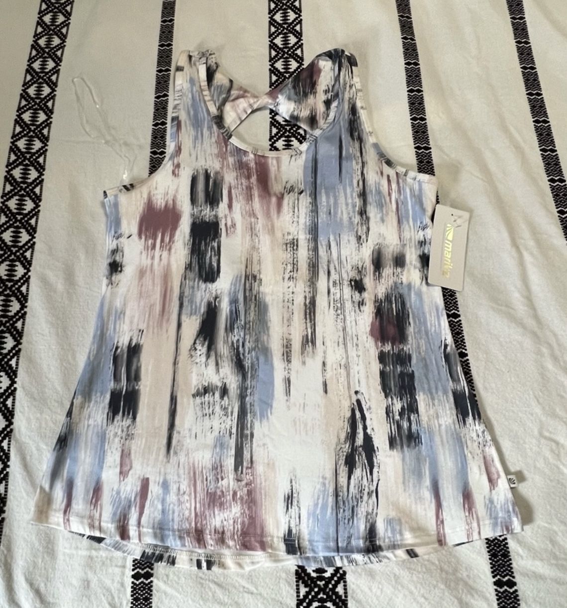 Marika Back Twist Tank