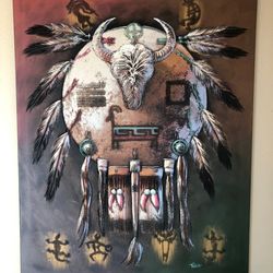 Assortment of Paintings & Frame