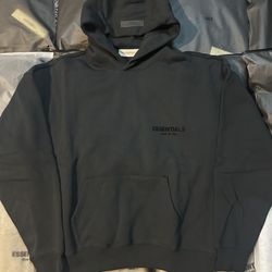 Black Essential Hoodie 