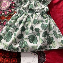 Monstera Dress