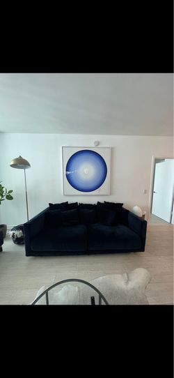 Blue Velvet Sofa , OLA WILBORG collection IKEA