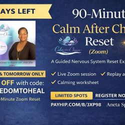 LIVE Zoom Emotional Reset Class — 40% OFF ($23) Starts Tomorrow