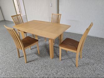 Danish Modern Table And Chairs