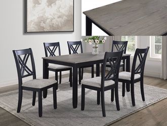 Eloise 7pk Dinette Set Light Grey 🤓😎😍😘🚛📍