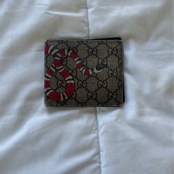 Gucci Wallet (Tan Wallet W/ Snake) 