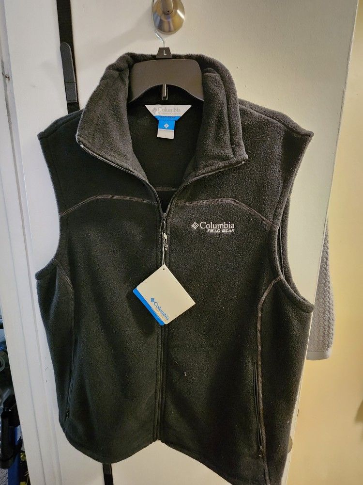 Brand New W/ Tags Columbia Field Gear Fleece Zippered Vest