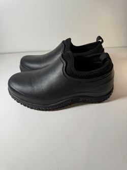 Waterproof Casual Shoes, Men's Rain Shoes, Slip-On Footwear Rubber. 