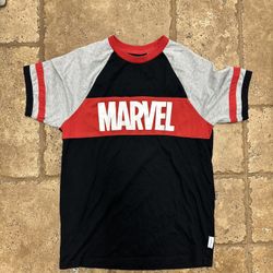Disney Marvel Comic Books Universe Spirit Jerseys Size Small Striped Sleeves