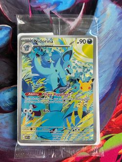 Nidorina #101 Pokemon TCG Black Star Promo 30th Anniversary Celebration