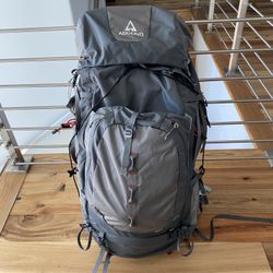Ascend Pintler 90L Internal Frame Backpack – Excellent Condition