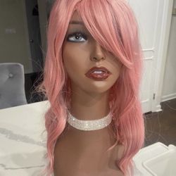 Wigs Bundle Pink Synthetic Hair Wig