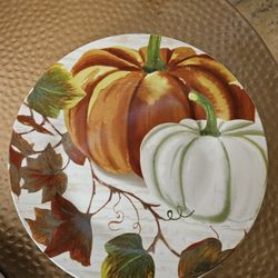 Royal Northfolk Pumpkin Dinner Plates. New X6