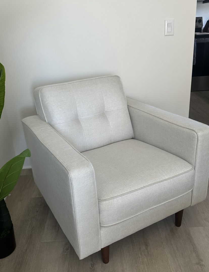 Sofa bed , two matching chairs, and ottoman - Make Offer