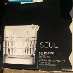 Clear Glass 6 Pc Set