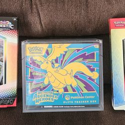 Pokemon Prismatic Evolutions, Ascended Heroes Pokemon Center Bundle