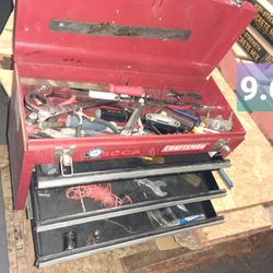 Sears Tool Box With Multiple Tools