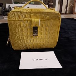 Sunflower Brahmin Genuine Leather Purse