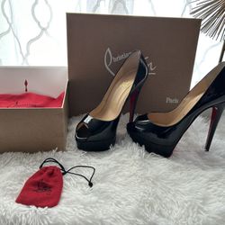 Christian Louboutin Lady Peeps Shoes