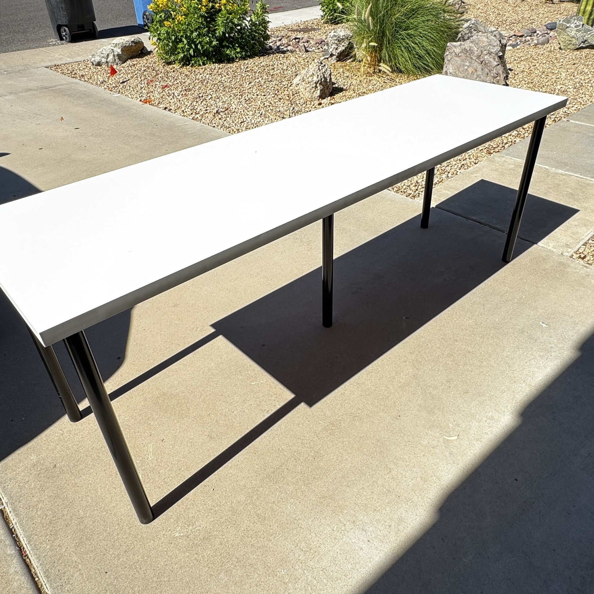 78” IKEA Linnmon Table Desk with Adils Legs