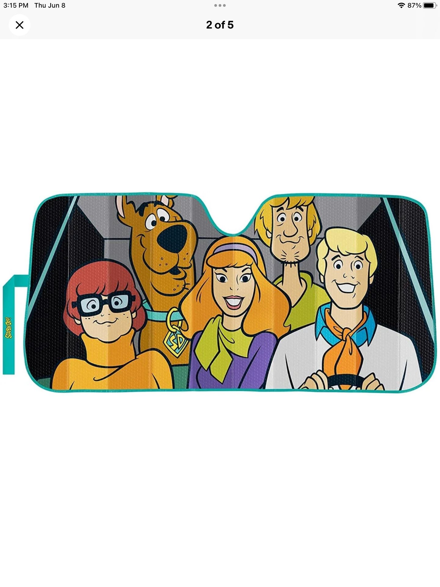 Scooby-Doo Car Truck Windshield Folding Sun Shade