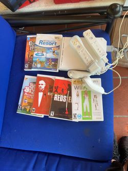 Nintendo wii bundle- console and six games