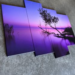 Balaton Sunset Canvas Set. (48” x 36) Canvas ($50 off)