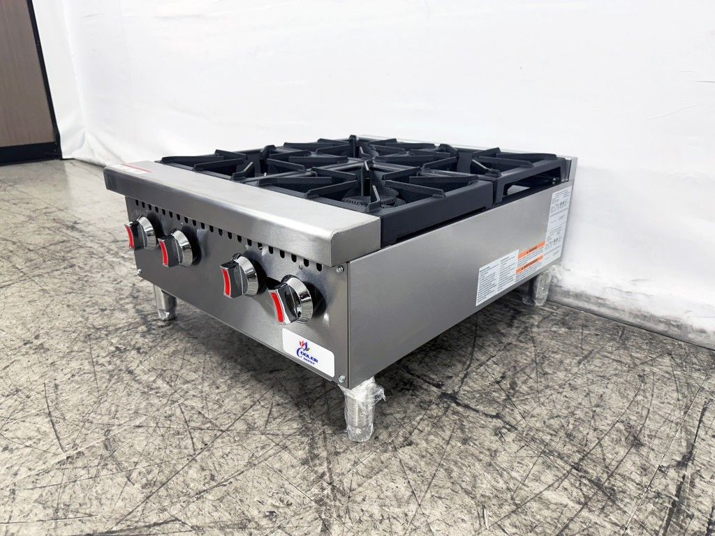 NSF 24 ins four burner hotplate HWS-4