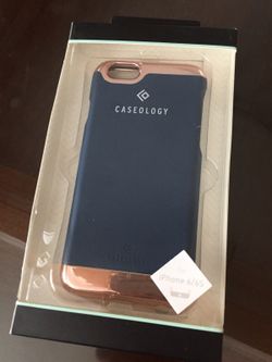 Caseology iPhone 6/6s Navy and Rose Gold