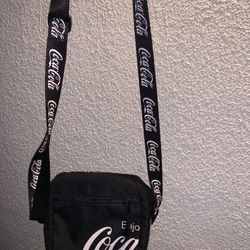 Coca Cola Black And White Fanny Pack In Great Condition 