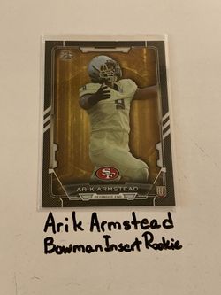 Arik Armstead Jacksonville Jaguars All-Pro DE Bowman Short Print Insert Rookie Card.