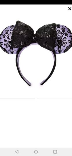 Disney Haunted Mansion Wallpaper Ear headband
