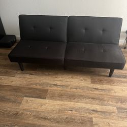 Black Futon Couch 