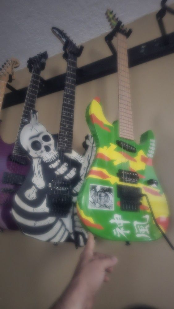 2 Esp George Lynch Guitars 2400 Obo