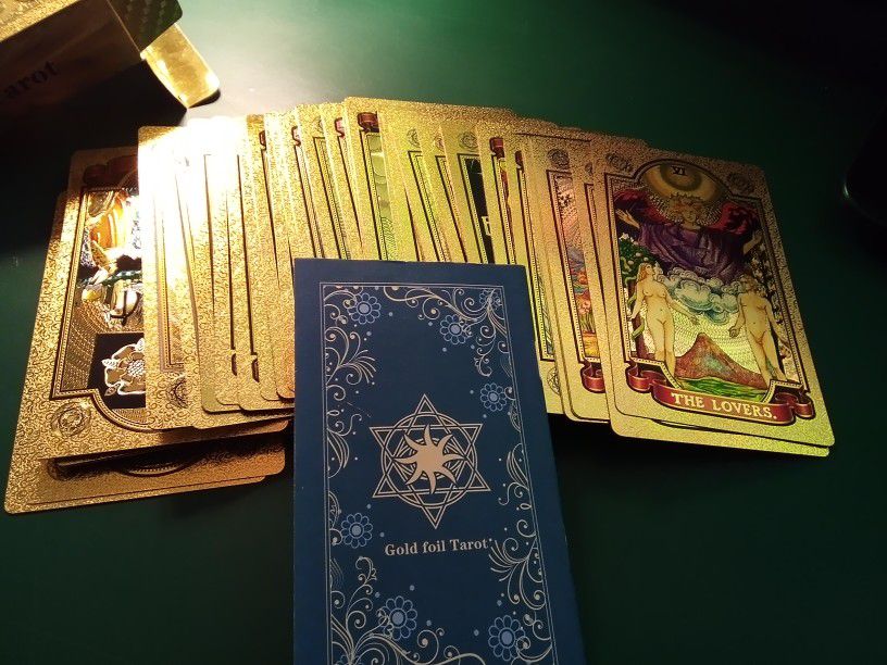Brand New Gold Leaf Tarot Cards 