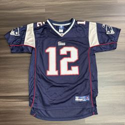 New England Patriots Tom Brady Reebok On Field Jersey Youth Size XL 18/20