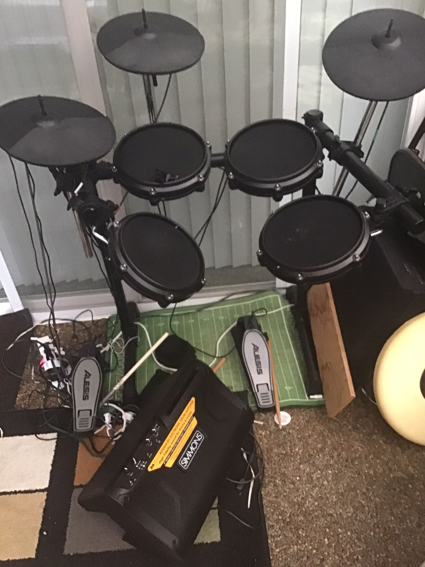 Alexis Electronic Drum Set Great Condition With Amp