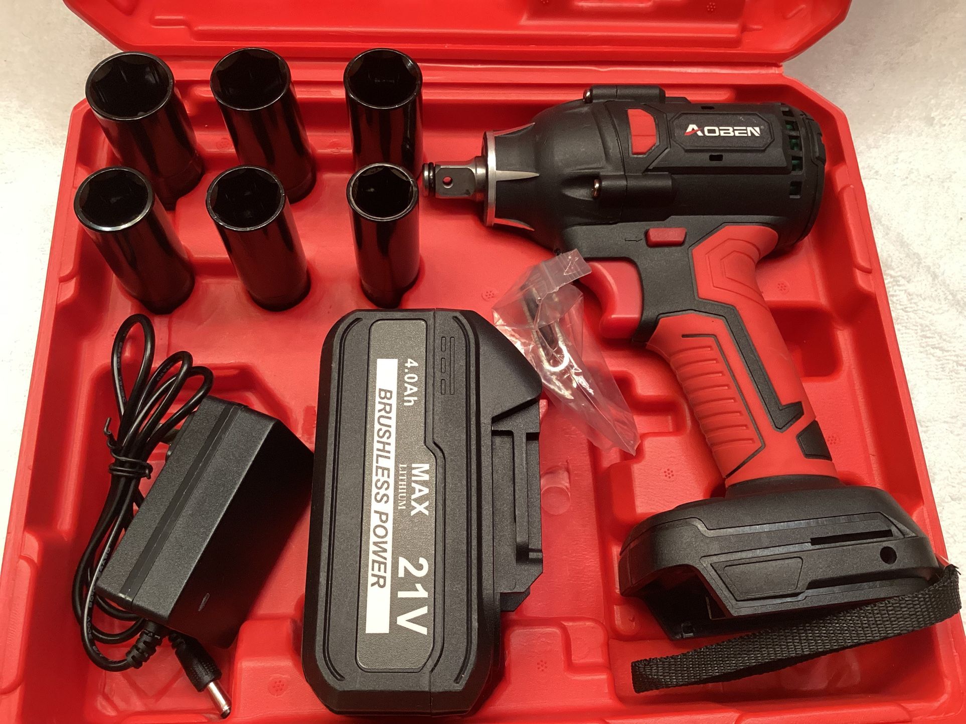 Aoben 21V Cordless Impact Wrench