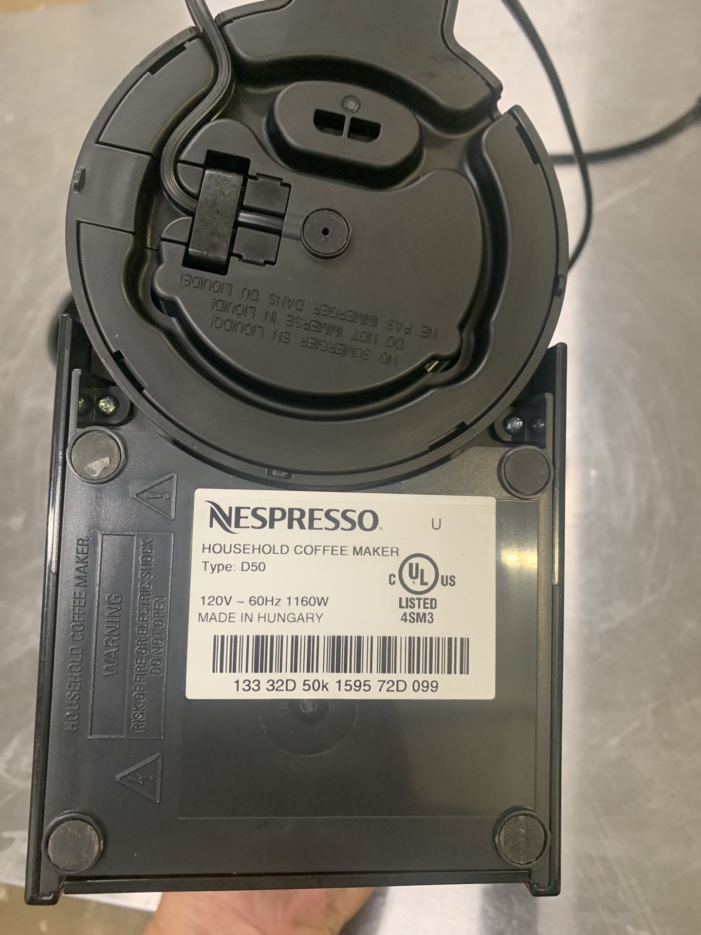 Household Nespresso Coffee Makers  (2) $15 Each 